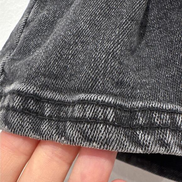 BDG Micro Black Micro Mini Skirt Womens Size Small Pleated Y2K Look Rave Denim - Picture 4 of 9